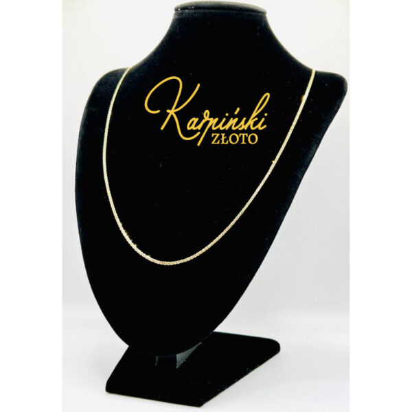 Piękny złoty łańcuszek  próba 585 W 2,63g nr 35