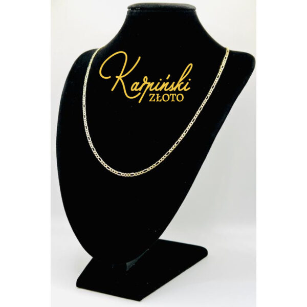 Piękny złoty łańcuszek  próba 585 W 1,81g nr 37